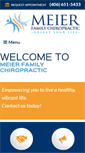 Mobile Screenshot of meierchiropractic.com